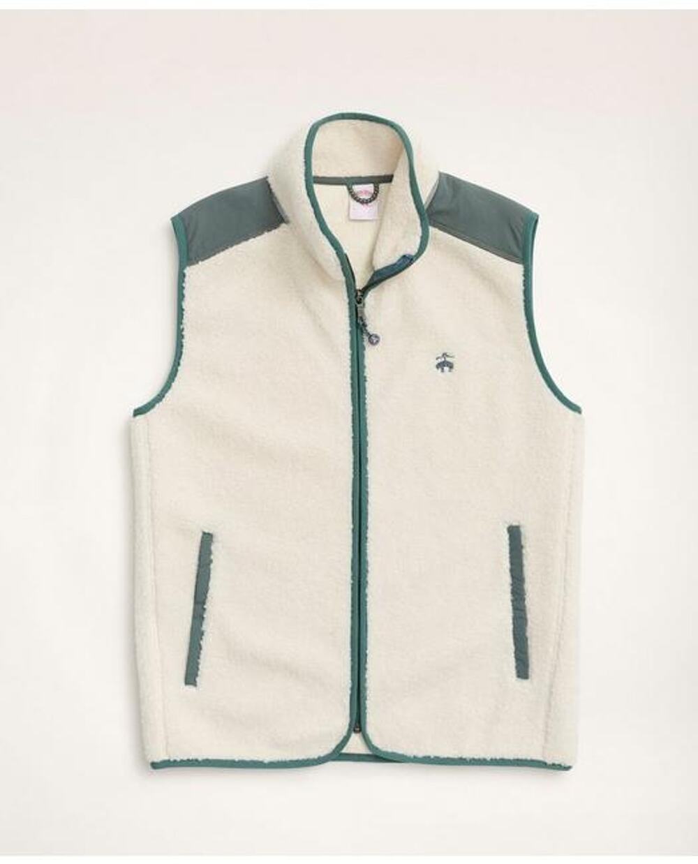 Brooks Brothers Teddy Fleece Vest NWOT